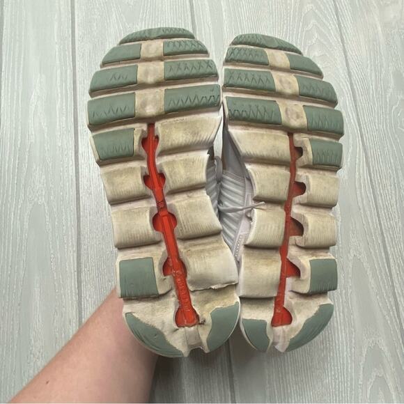 On Cloud Women's Cloudswift Copper & Frost White, Orange & Gray Sneakers Size 9 - Picture 9 of 13